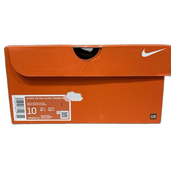 Nike Air Max Alpha Trainer 5 Men Sz 10 Light SIlver High Voltage DM0829-011 New main image 9